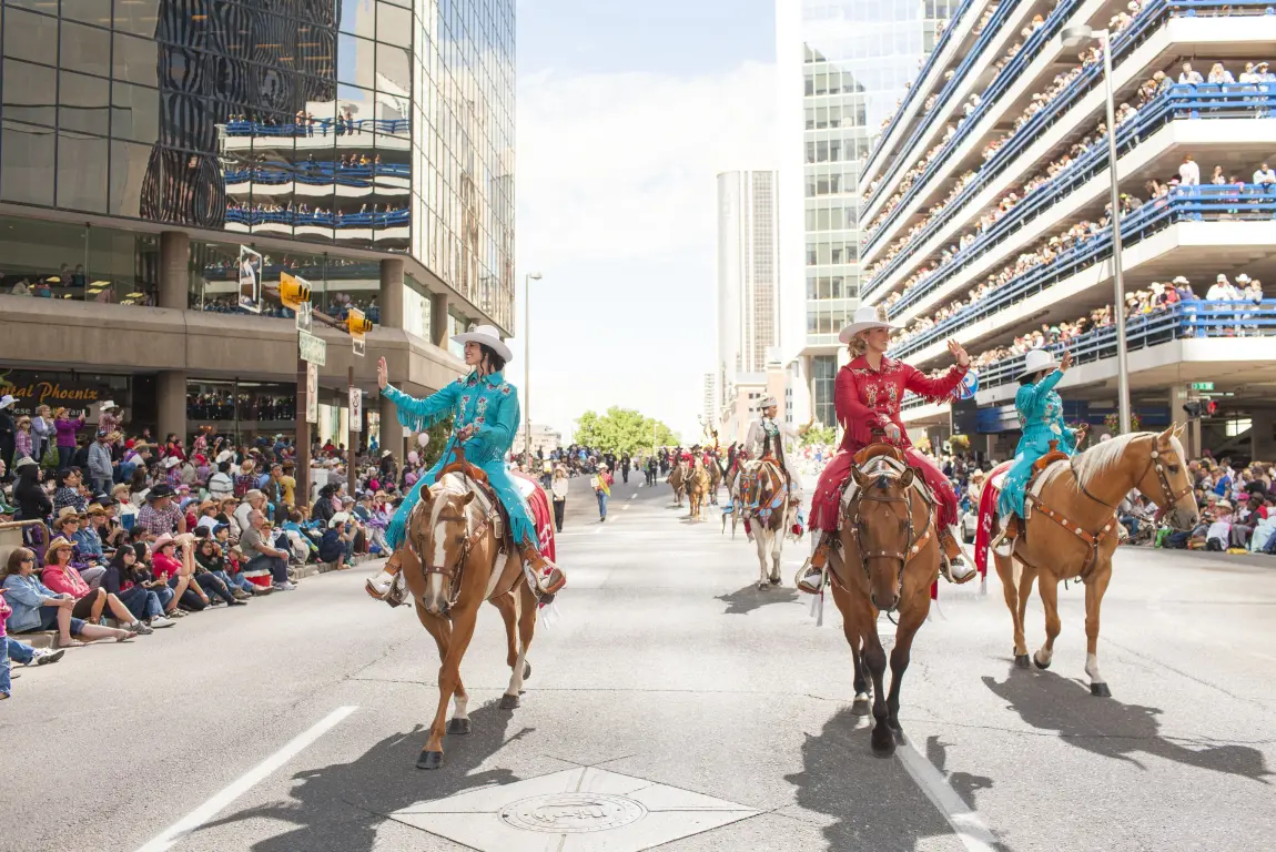 festival_events_calgary-stampede_parade-rodeo-queens-riding-horses_hello study